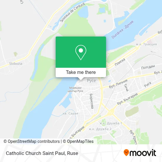 Catholic Church Saint Paul map