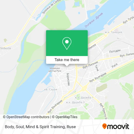 Body, Soul, Mind & Spirit Training map