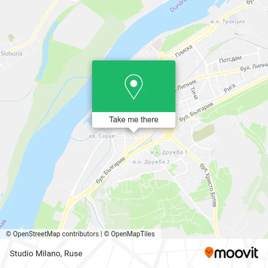 Studio Milano map