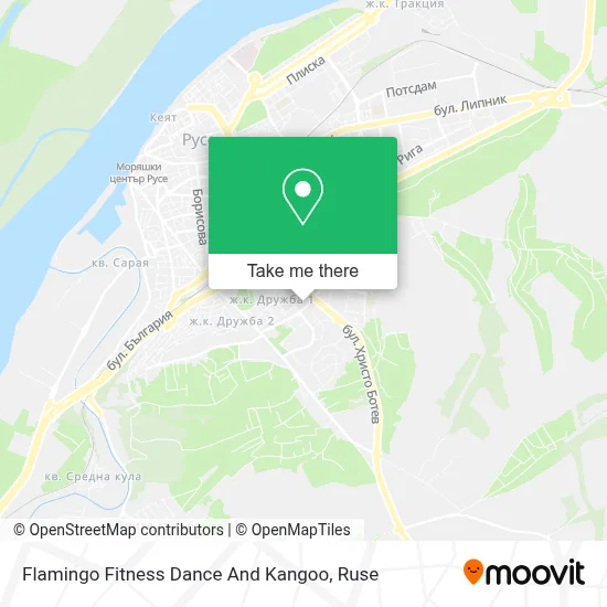 Flamingo Fitness Dance And Kangoo map