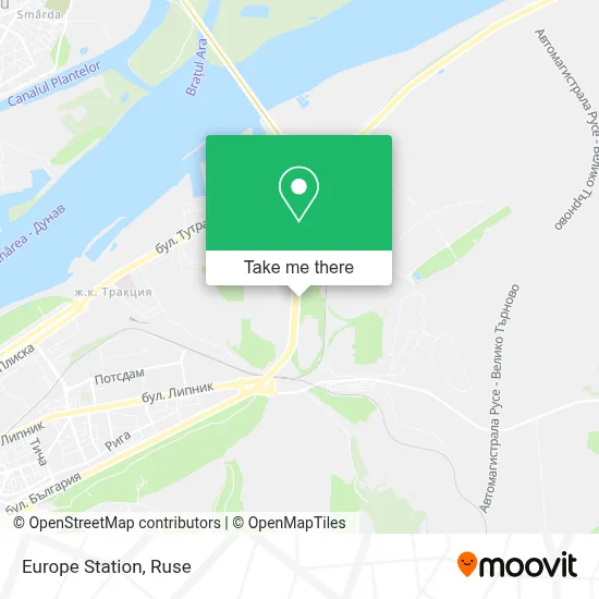 Europe Station map