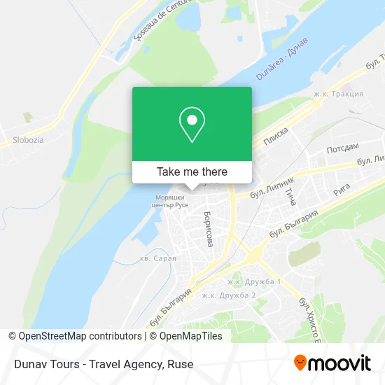 Dunav Tours - Travel Agency map