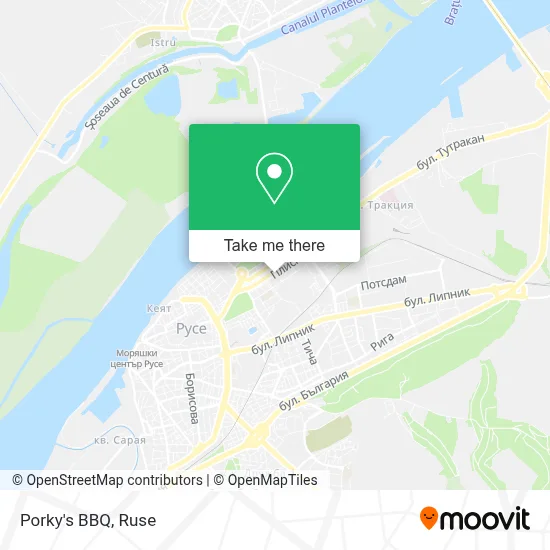 Porky's BBQ map