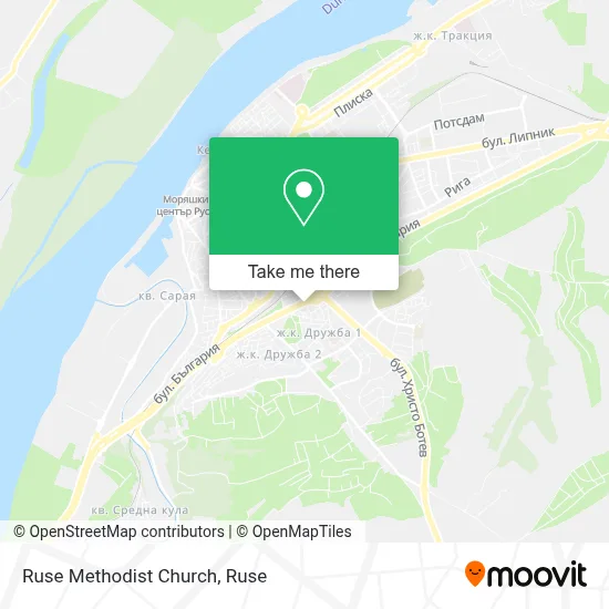 Ruse Methodist Church map