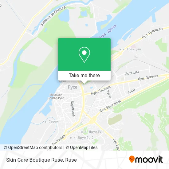 Skin Care Boutique Ruse map