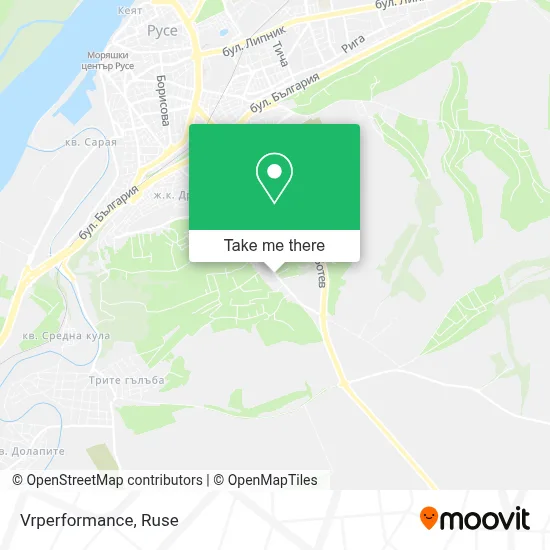 Vrperformance map