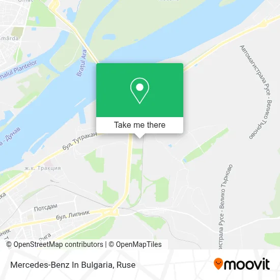 Mercedes-Benz In Bulgaria map