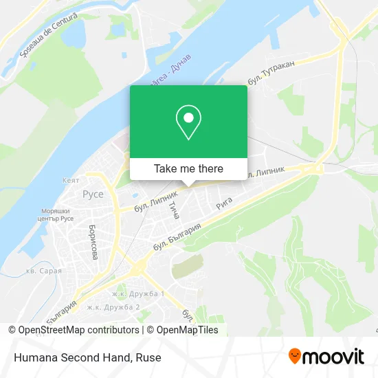 Humana Second Hand map