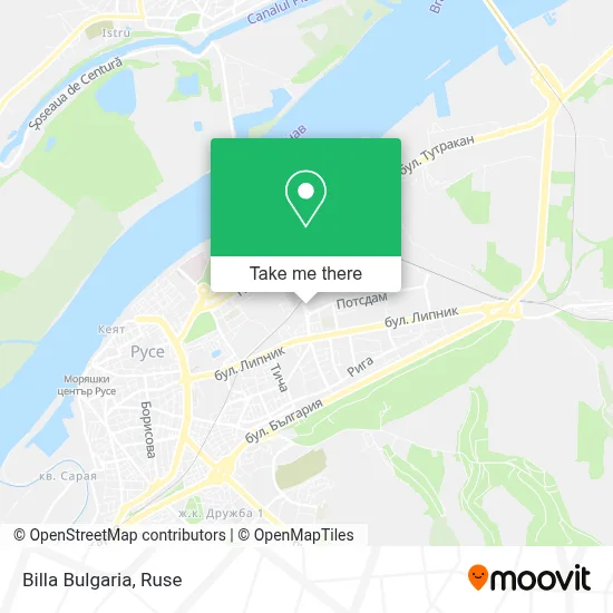 Billa Bulgaria map
