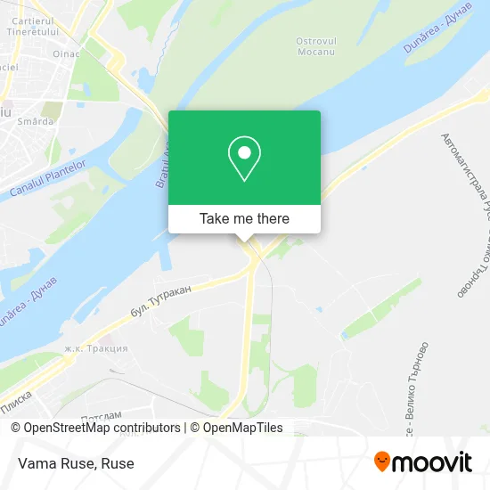 Vama Ruse map
