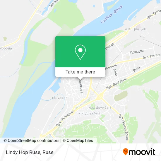 Lindy Hop Ruse map