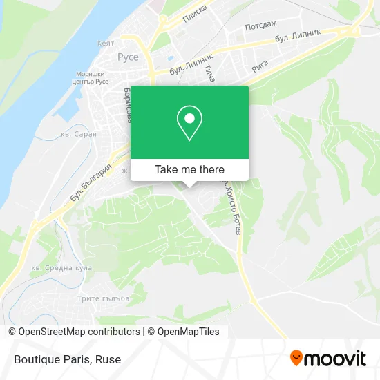 Boutique Paris map