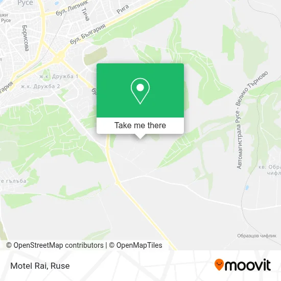 Motel Rai map