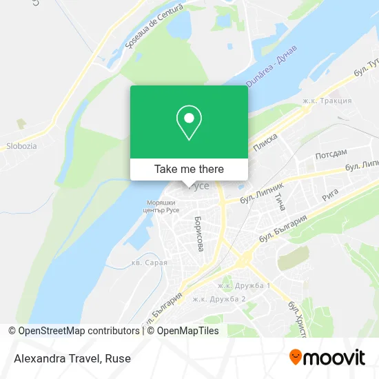 Alexandra Travel map