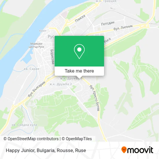 Happy Junior, Bulgaria, Rousse map