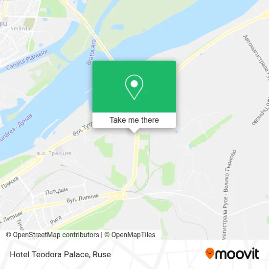 Hotel Teodora Palace map