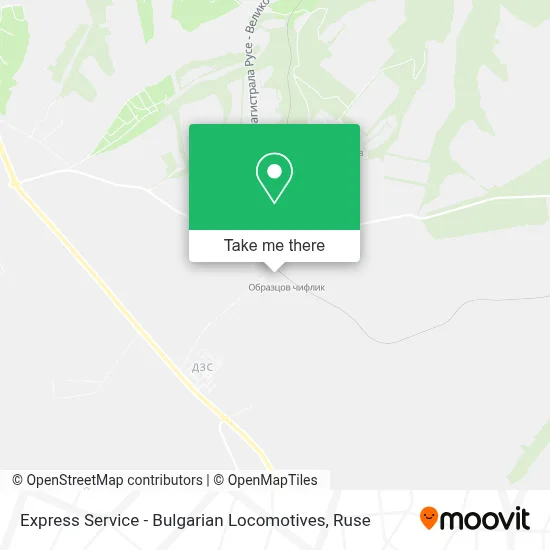 Express Service - Bulgarian Locomotives map