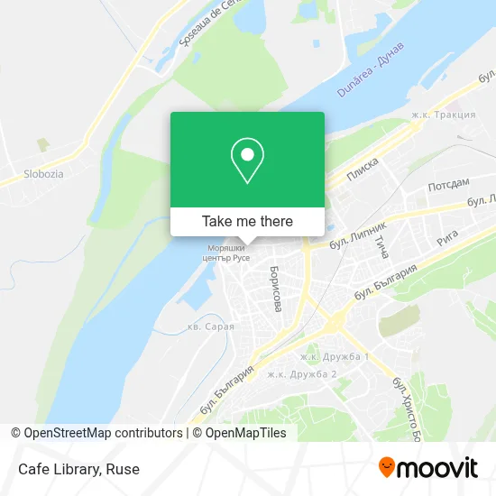 Cafe Library map
