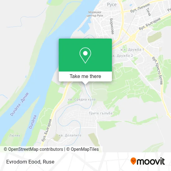 Evrodom Eood map