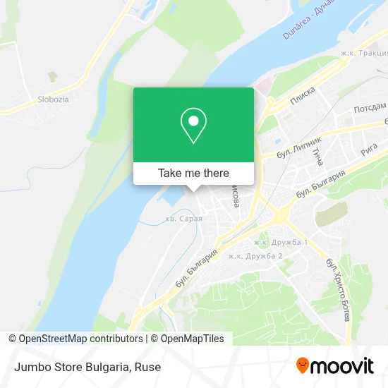 Jumbo Store Bulgaria map