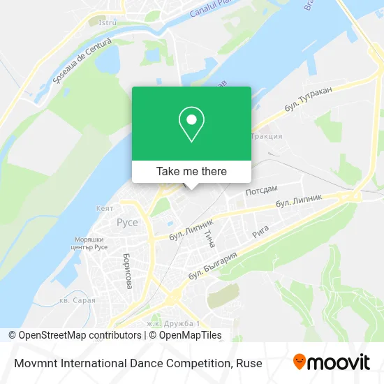 Movmnt International Dance Competition map