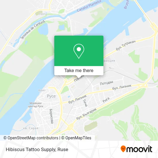 Hibiscus Tattoo Supply map