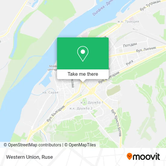 Western Union map
