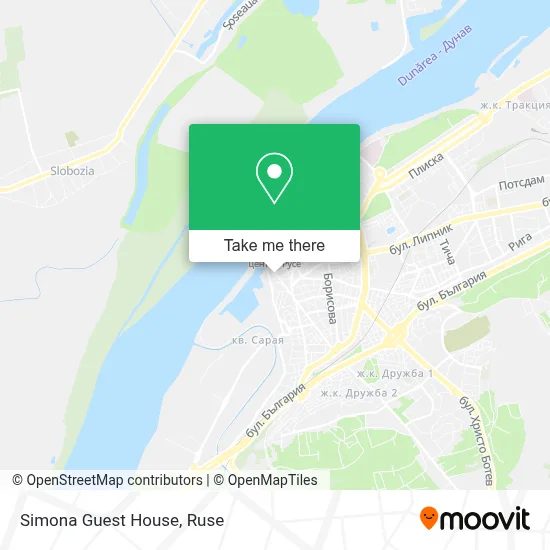 Simona Guest House map