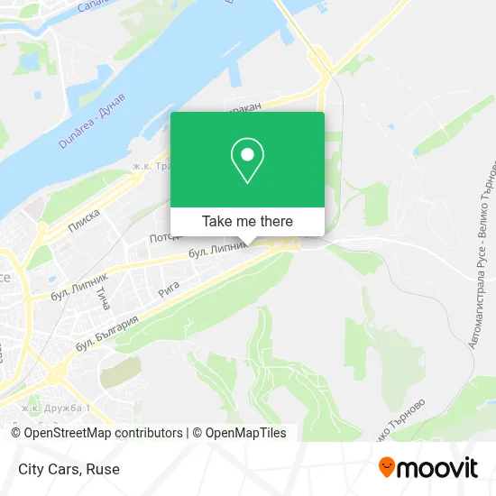 City Cars map