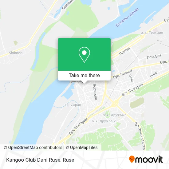 Kangoo Club Dani Ruse map