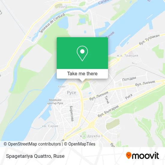 Spagetariya Quattro map