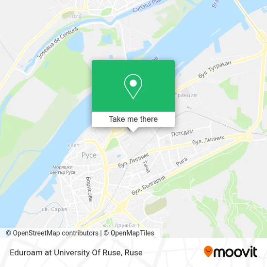Eduroam at University Of Ruse map