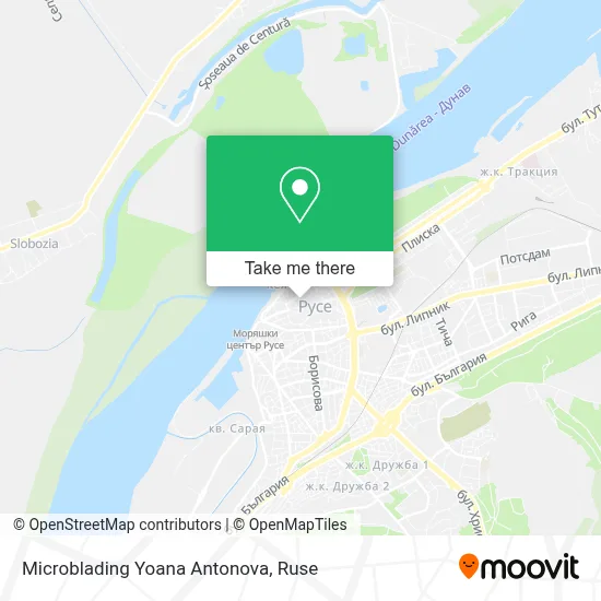 Microblading Yoana Antonova map