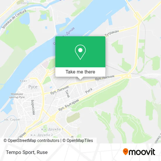 Tempo Sport map
