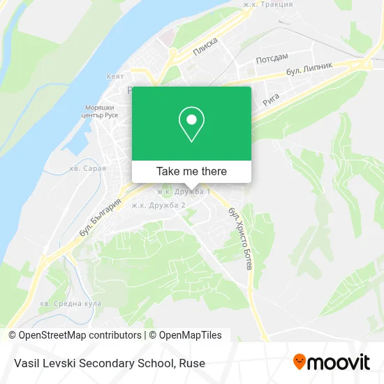 Vasil Levski Secondary School map