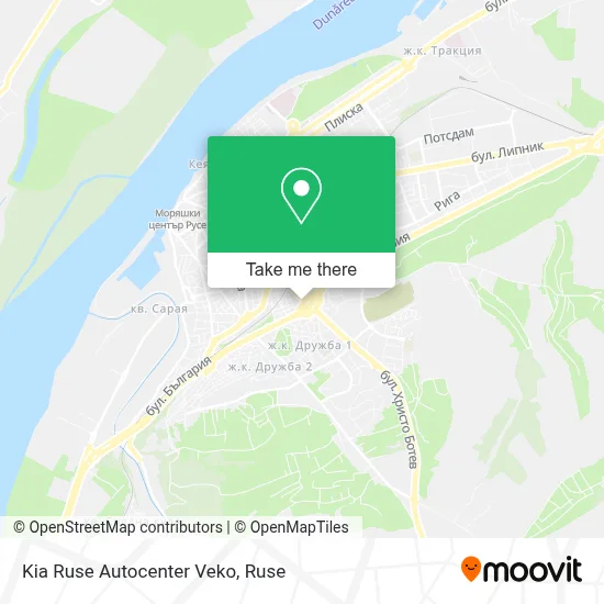 Kia Ruse Autocenter Veko map