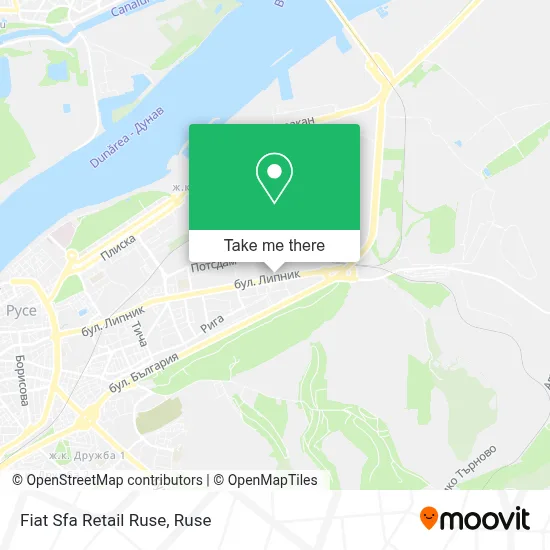 Fiat Sfa Retail Ruse map