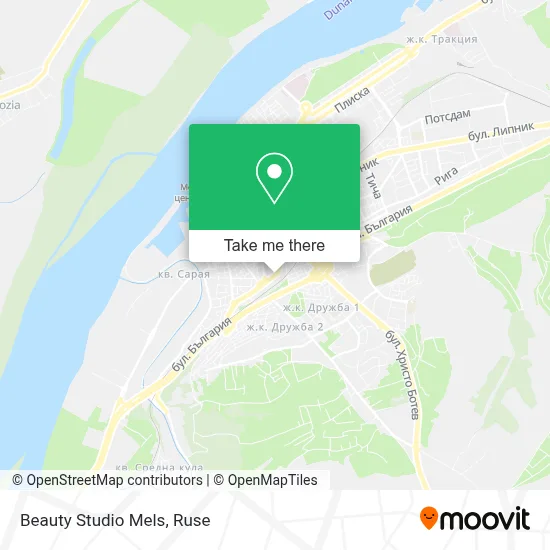 Beauty Studio Mels map