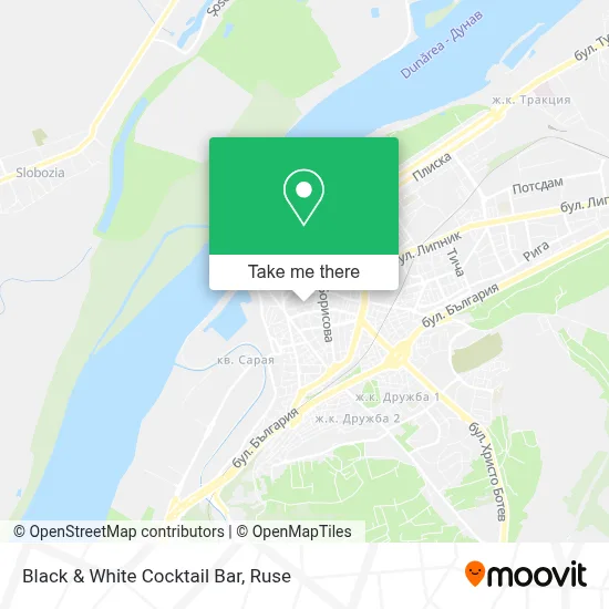 Black & White Cocktail Bar map