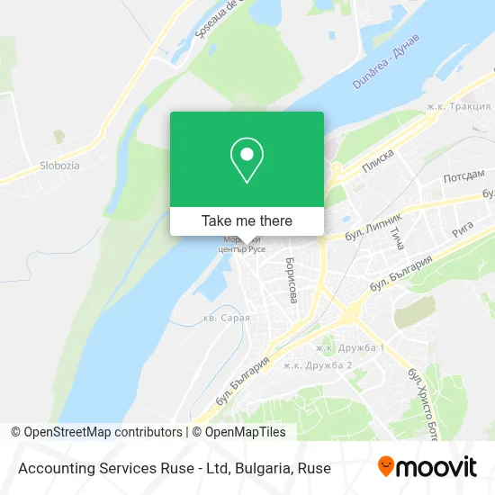 Accounting Services Ruse - Ltd, Bulgaria map
