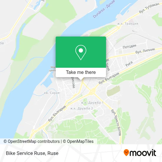Bike Service Ruse map