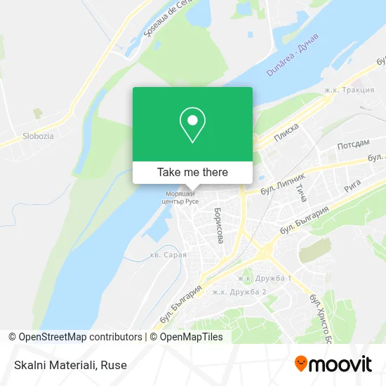 Skalni Materiali map