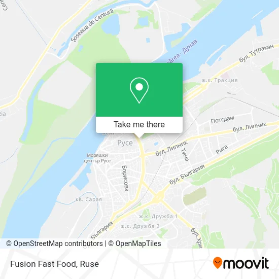 Fusion Fast Food map