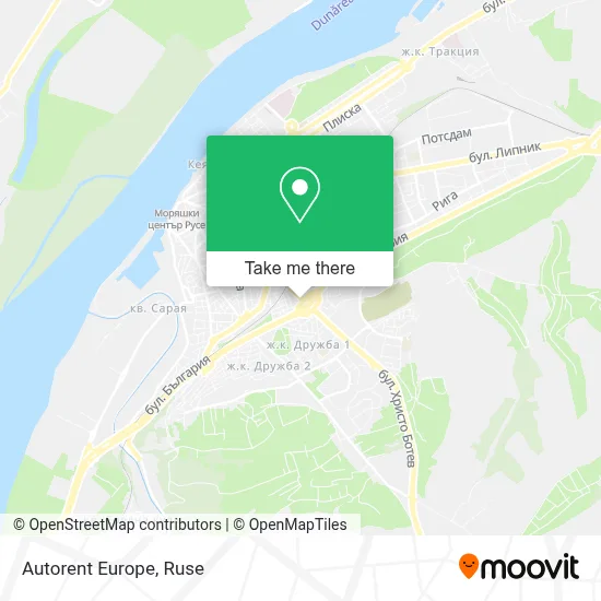 Autorent Europe map