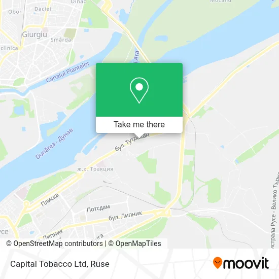 Capital Tobacco Ltd map
