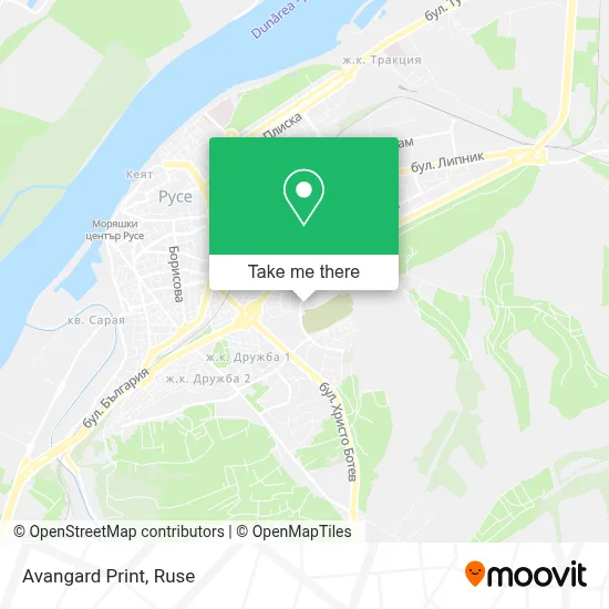 Avangard Print map