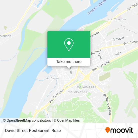 David Street Restaurant map