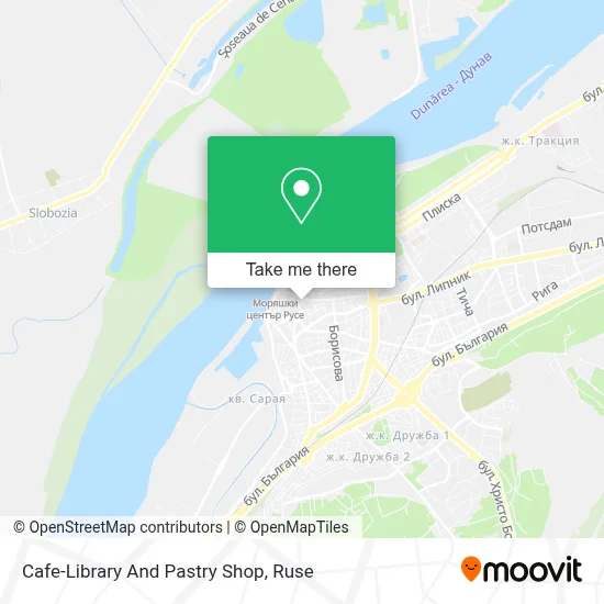 Cafe-Library And Pastry Shop map