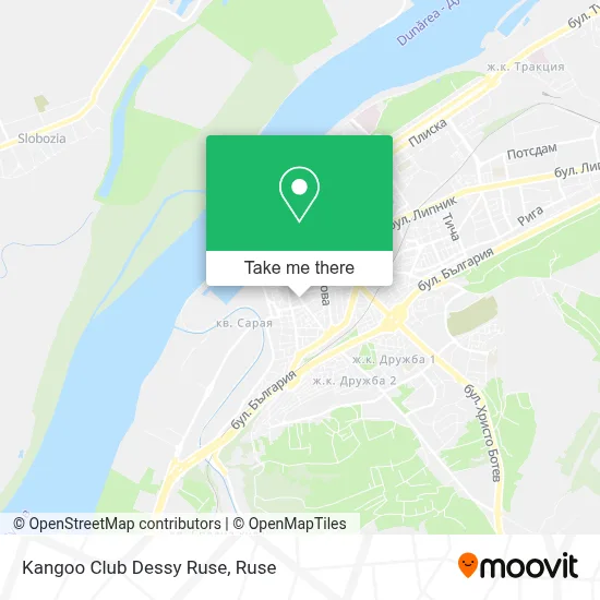 Kangoo Club Dessy Ruse map