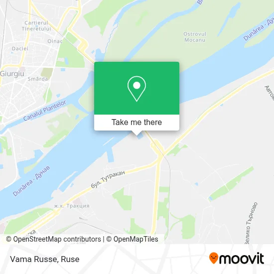 Vama Russe map